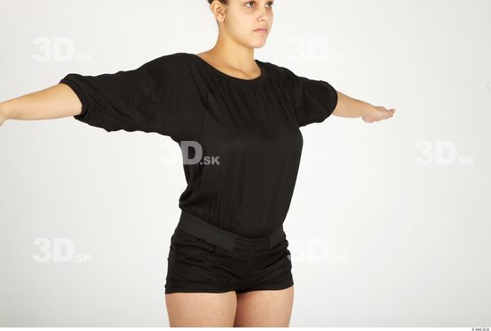 Upper Body Whole Body Woman Casual Overal Average Studio photo references