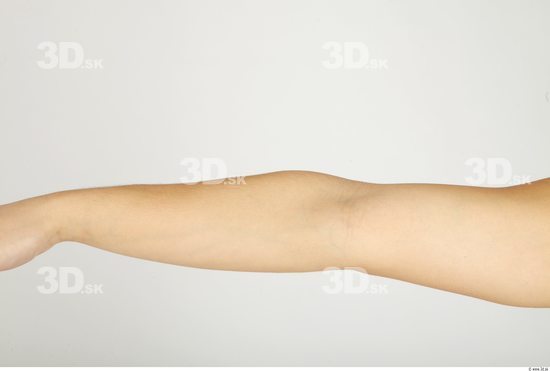 Forearm Whole Body Woman Nude Casual Average Studio photo references