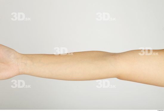 Forearm Whole Body Woman Nude Casual Average Studio photo references