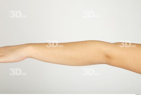 Forearm Whole Body Woman Nude Casual Average Studio photo references