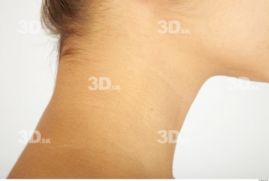 Neck Whole Body Woman Nude Casual Average Studio photo references