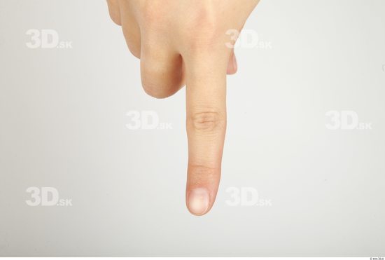 Fingers Whole Body Woman Casual Average Studio photo references