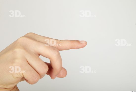 Fingers Whole Body Woman Casual Average Studio photo references