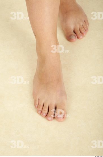 Foot Whole Body Woman Nude Casual Average Studio photo references