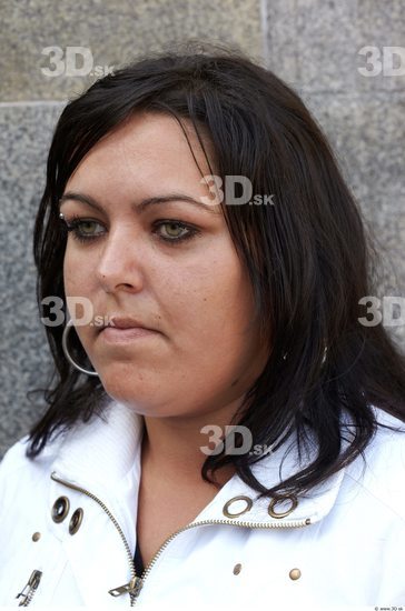Head Man Woman Casual Slim Overweight Street photo references