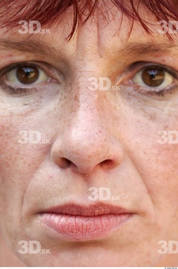 Nose Head Woman Casual Average Street photo references