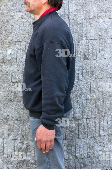 Arm Head Man Casual Pullower Slim Street photo references