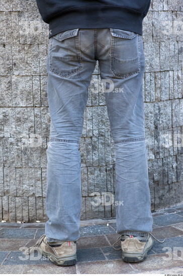 Leg Head Man Casual Jeans Slim Street photo references