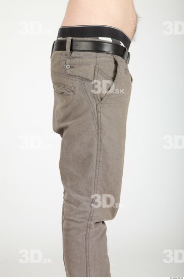 Thigh Whole Body Man Casual Trousers Average Studio photo references