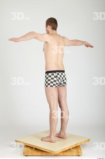 Whole Body Man T poses Casual Underwear Pants Average Studio photo references