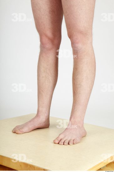 Calf Whole Body Man Nude Casual Average Studio photo references