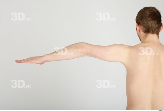 Arm Whole Body Man Nude Casual Average Studio photo references