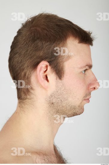 Whole Body Head Man Casual Average Bearded Studio photo references