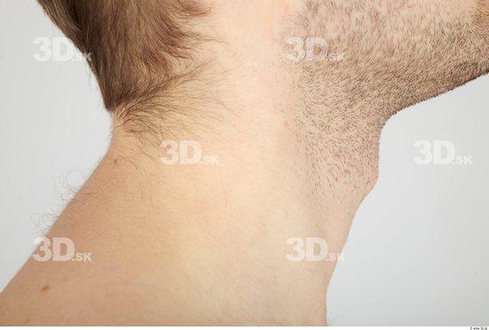 Neck Whole Body Man Nude Casual Average Studio photo references