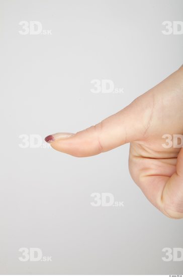 Fingers Whole Body Woman Casual Slim Studio photo references