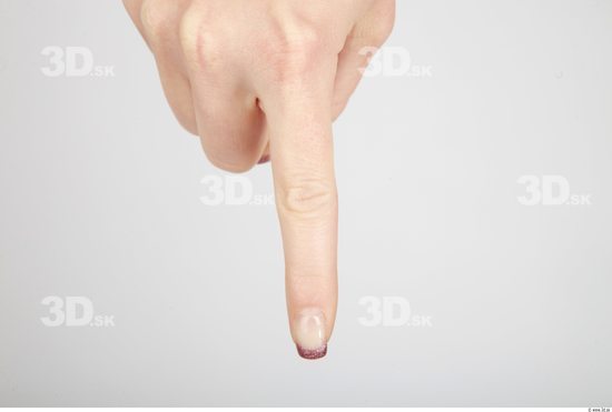 Fingers Whole Body Woman Casual Slim Studio photo references