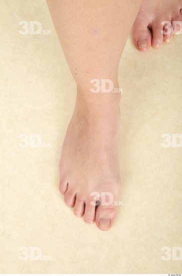 Foot Whole Body Woman Nude Casual Slim Studio photo references