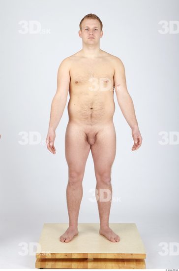 Whole Body Man Nude Casual Chubby Studio photo references