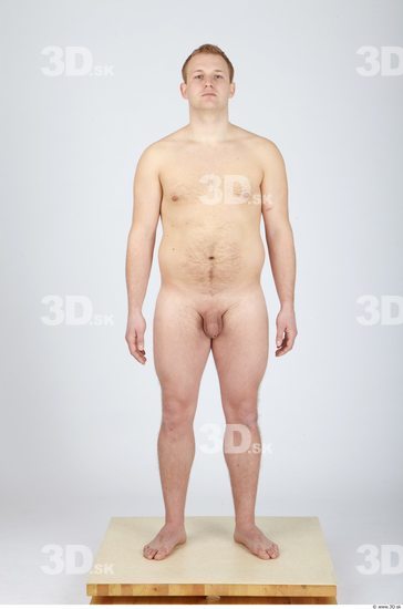 Whole Body Man Nude Casual Chubby Studio photo references