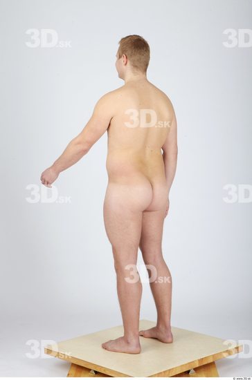 Whole Body Man Nude Casual Chubby Studio photo references