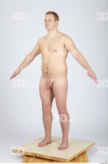 Whole Body Man Nude Casual Chubby Studio photo references