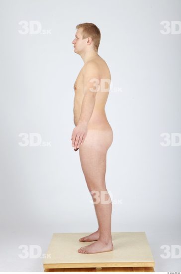 Whole Body Man Nude Casual Chubby Studio photo references