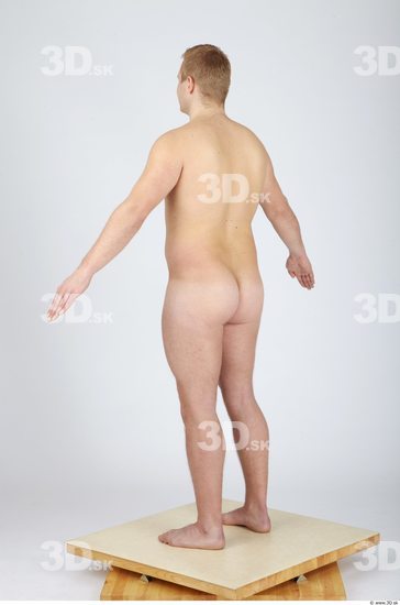 Whole Body Man Nude Casual Chubby Studio photo references