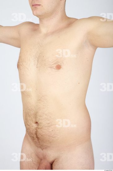 Upper Body Whole Body Man Nude Casual Chubby Studio photo references