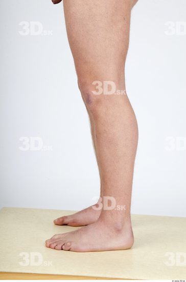 Calf Whole Body Man Nude Casual Chubby Studio photo references