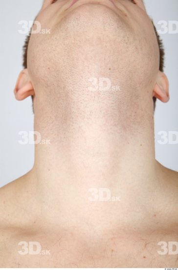 Neck Whole Body Man Nude Casual Chubby Studio photo references