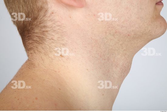 Neck Whole Body Man Nude Casual Chubby Studio photo references