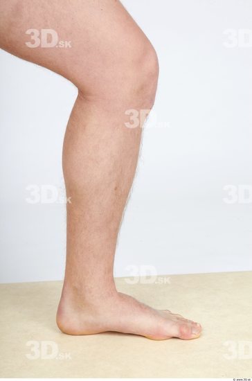 Calf Whole Body Man Nude Casual Chubby Studio photo references