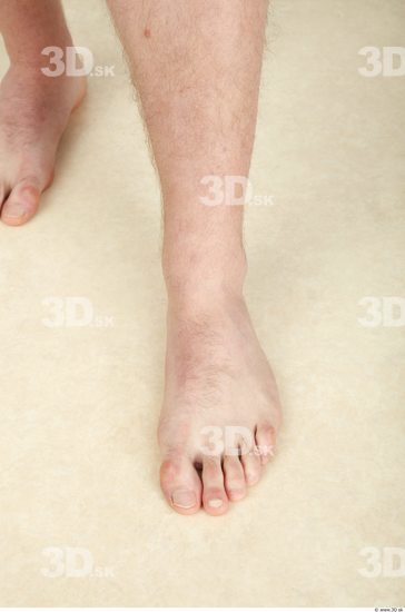 Foot Whole Body Man Nude Casual Chubby Studio photo references