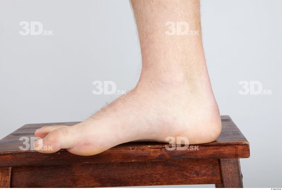 Foot Whole Body Man Nude Casual Chubby Studio photo references