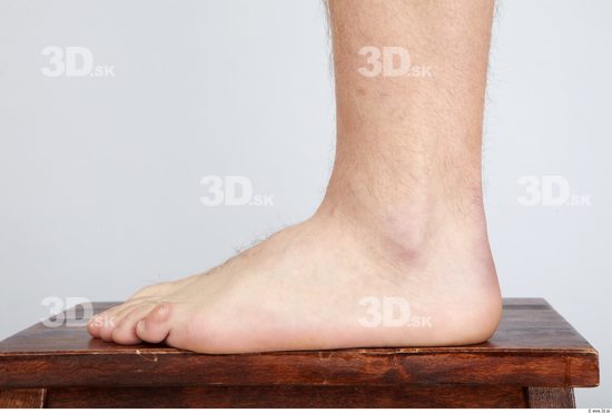 Foot Whole Body Man Nude Casual Chubby Studio photo references