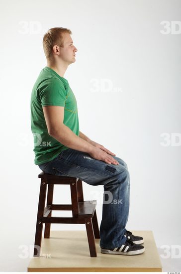 Whole Body Man Artistic poses White Casual Chubby