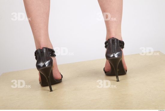 Foot Whole Body Woman Formal Shoes Slim Studio photo references