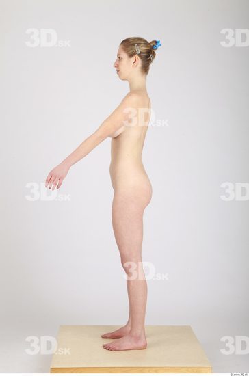 Whole Body Woman Nude Formal Slim Studio photo references