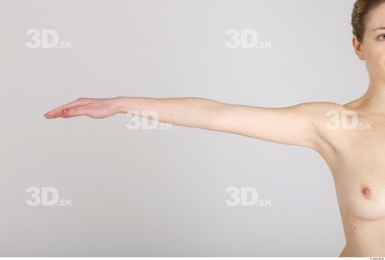 Arm Whole Body Woman Nude Formal Slim Studio photo references