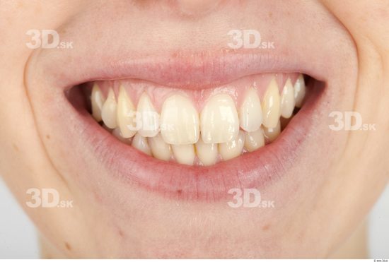 Whole Body Teeth Woman Formal Slim Studio photo references