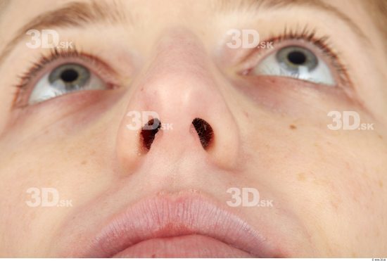 Nose Whole Body Woman Formal Slim Studio photo references