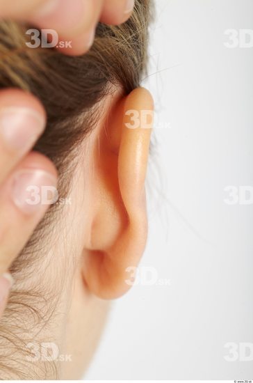 Ear Whole Body Woman Formal Slim Studio photo references