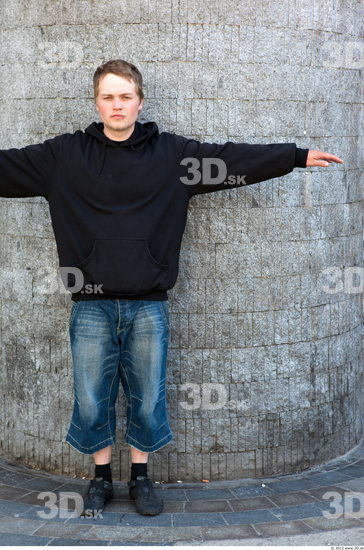 Whole Body Man T poses White Casual Average