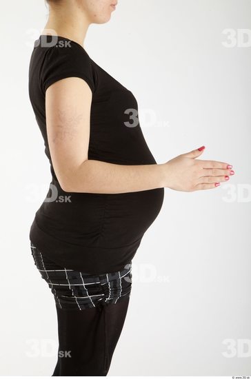 Arm Woman Animation references White Casual Pregnant Top