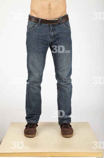 Leg Whole Body Man Casual Jeans Athletic Studio photo references