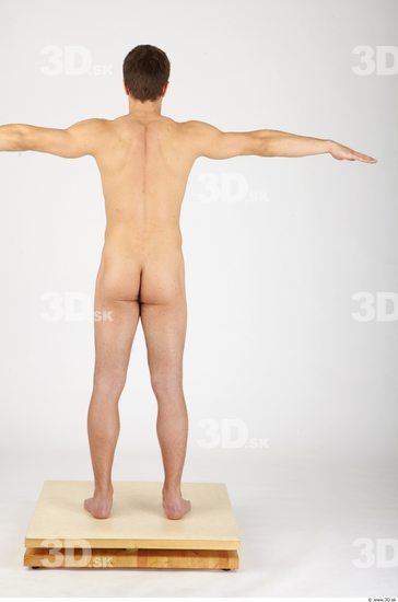 Whole Body Man T poses Nude Casual Athletic Studio photo references