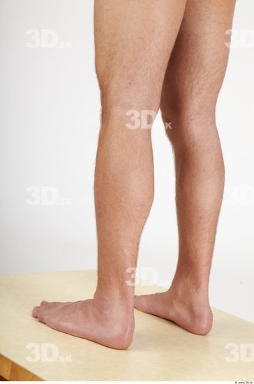 Calf Whole Body Man Nude Casual Athletic Studio photo references