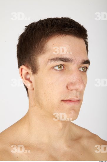 Whole Body Head Man Casual Athletic Studio photo references