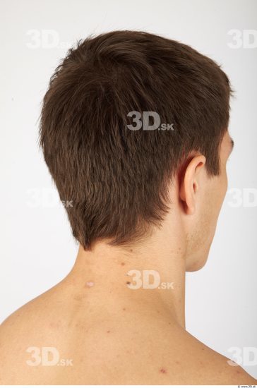 Whole Body Head Man Casual Athletic Studio photo references