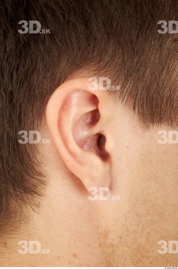 Ear Whole Body Man Casual Athletic Studio photo references